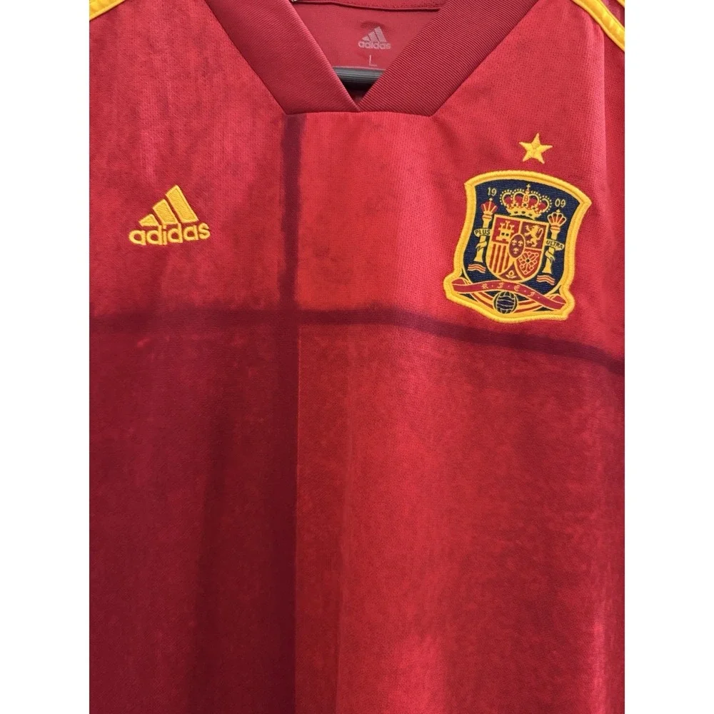 Spain Home football shirt 2019 - 2022 Team Jersey Adidas Youth Size L